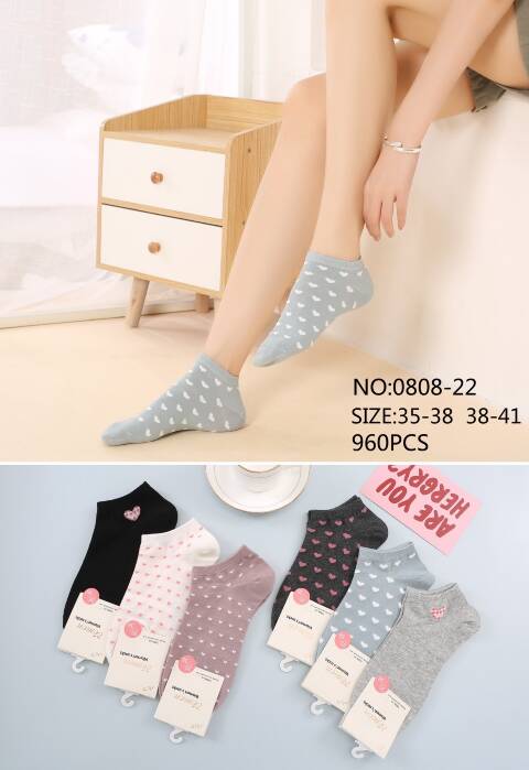 Stopki damskie 0808-22 Mix kolor 35-41 1