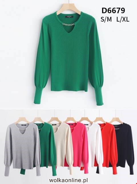 Sweter damskie D6679 Mix kolor M-2XL