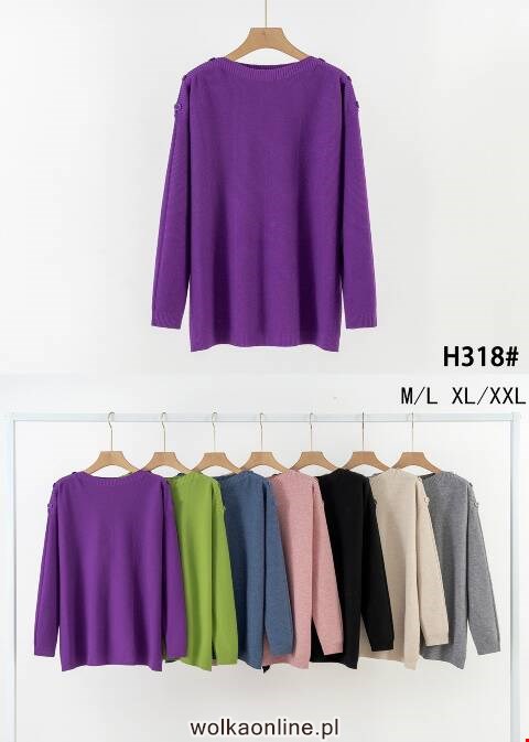 Sweter damskie H318 Mix kolor M-2XL