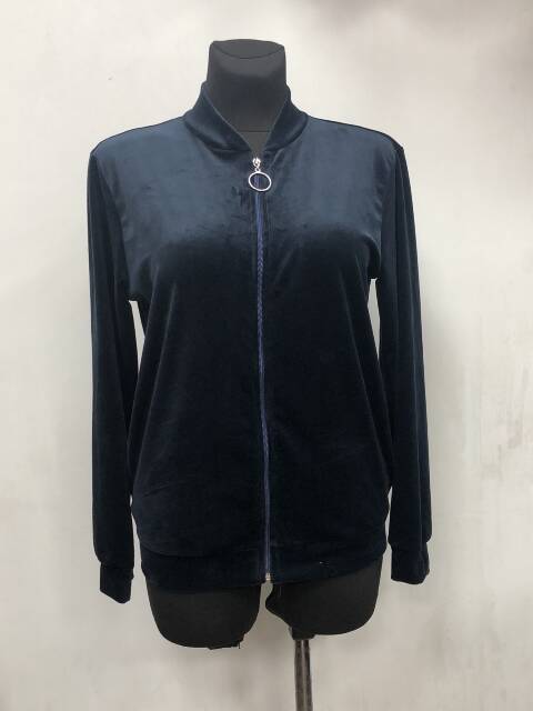 Bluza  Welurowa  Damskie 2492 1 koloe L-4XL (Towar Polskie) 1