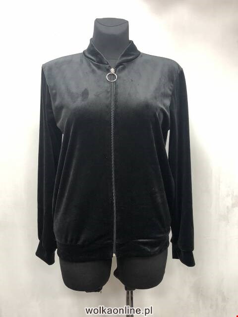 Bluza  Welurowa  Damskie 2500 1 kolor L-4XL (Towar Polskie)