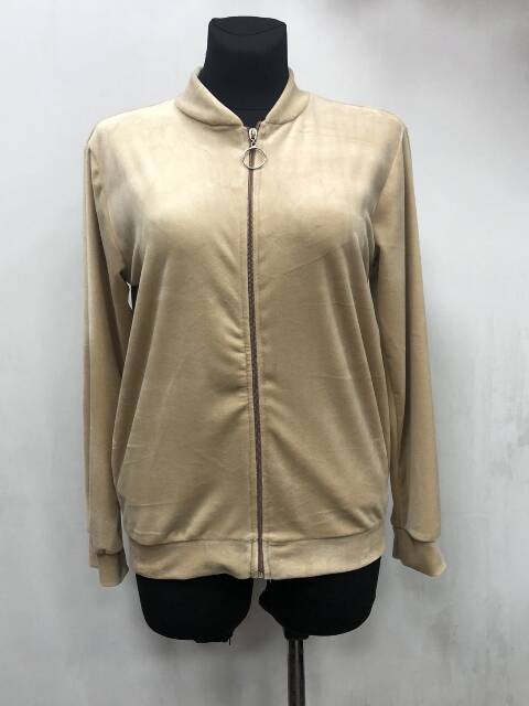 Bluza  Welurowa  Damskie 2503 1 koloe L-4XL (Towar Polskie) 1