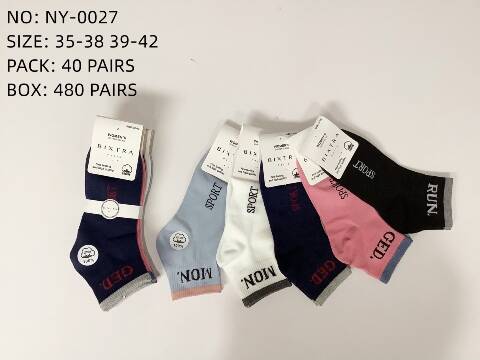 Skarpety Damskie NY-0027 Mix kolor 35-42
