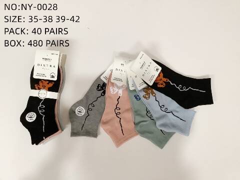 Skarpety Damskie NY-0028 Mix kolor 35-42