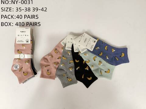 Skarpety Damskie NY-0031 Mix kolor 35-42 1