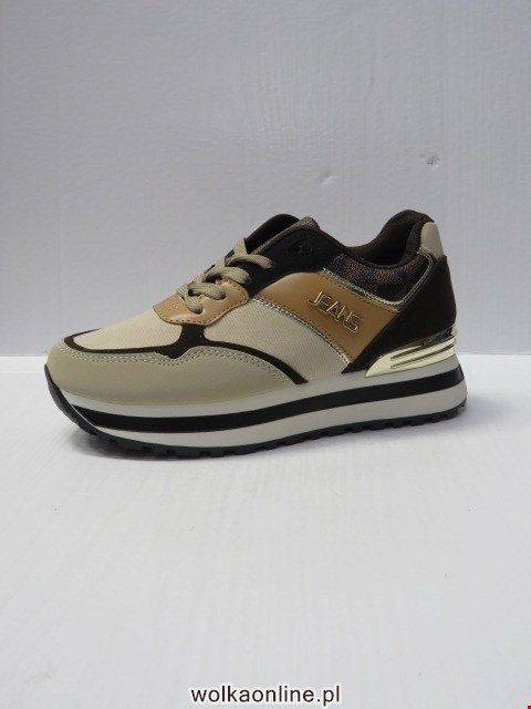 Sportowe Damskie 0-121 BEIGE/BROWN 36-41