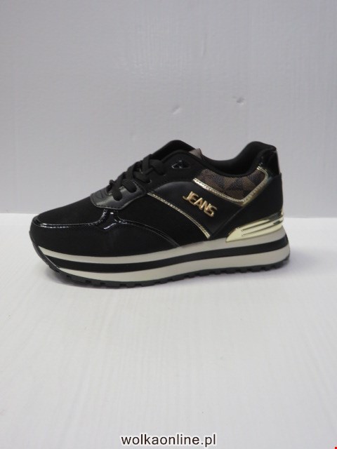 Sportowe Damskie 0-121 BLACK/GOLD 36-41