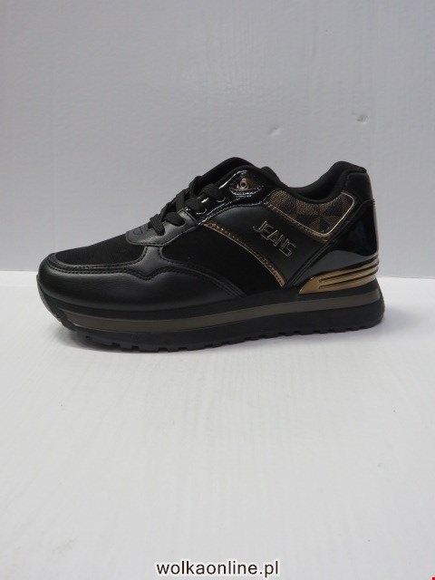 Sportowe Damskie 0-121 BLACK/BROWN 36-41