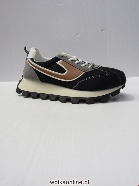 Sportowe Damskie 0-1048 BLACK/BROWN 36-41