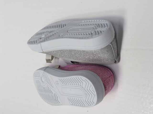 Trampki Dziecięce A16-1 BLACK/SILVER/PINK 25-30 2