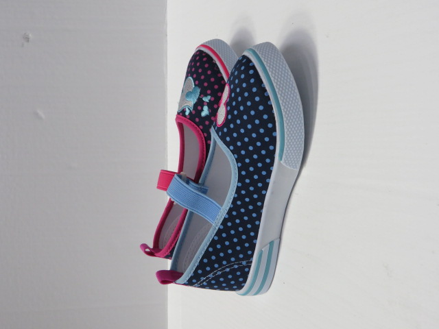 Baleriny Dziecięce A586-2 FUX/L.BLUE/WRED 25-30 1