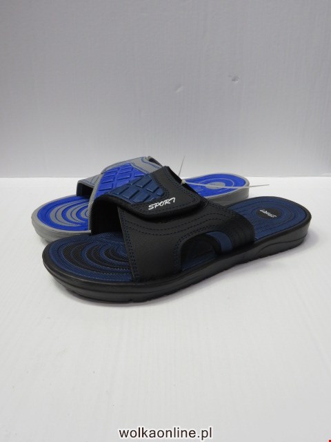 Klapki Męskie 9260-22 BLACK/NAVY/GREY/R.BLUE 41-46