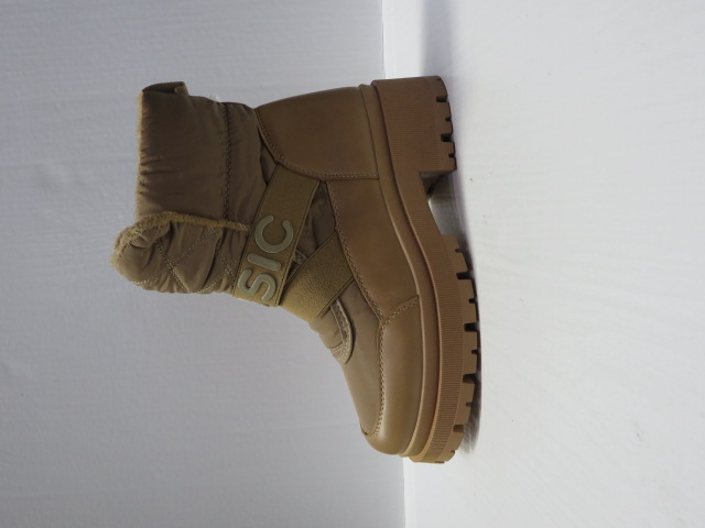 Botki Damskie VL225 KHAKI 36-41 OCIEPLANE