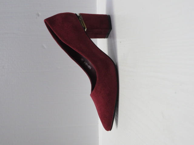 Czółenka Damskie 100-361 MAROON 36-41