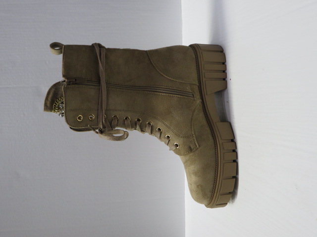 Botki Damskie DA103 KHAKI 36-41 1