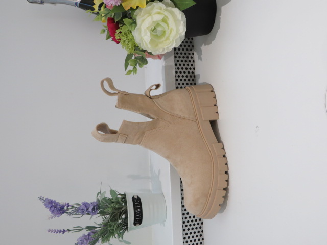 Botki Damskie 5688 BEIGE 36-41