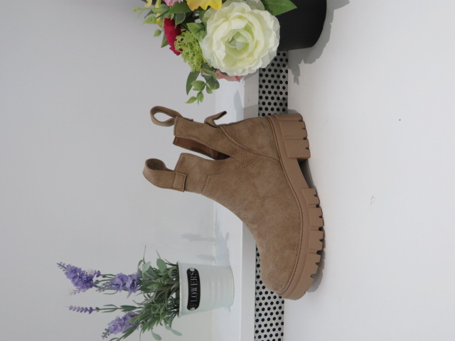 Botki Damskie 5688 KHAKI 36-41