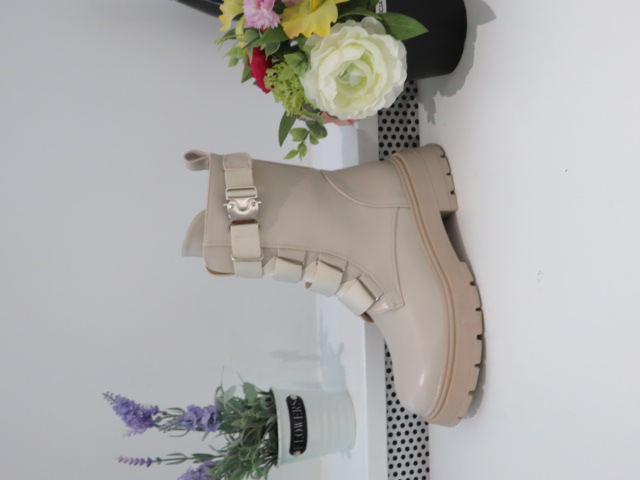 Botki Damskie CLS277 BEIGE 36-41 OCIEPLANE