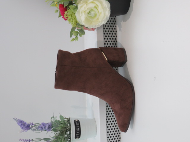 Botki Damskie 1605 BROWN 36-41