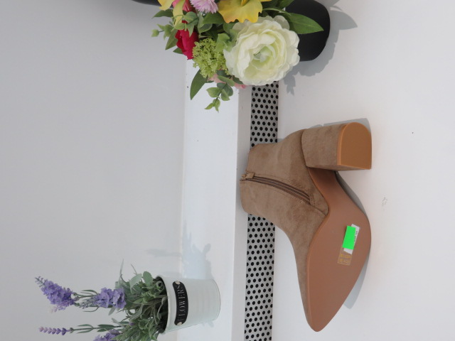 Botki Damskie 1605 KHAKI 36-41 OCIEPLANE 2