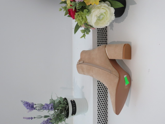 Botki Damskie 1605 BEIGE 36-41 OCIEPLANE 2