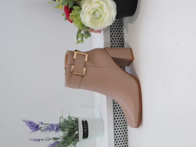 Botki Damskie 5626 BEIGE 36-41 OCIEPLANE