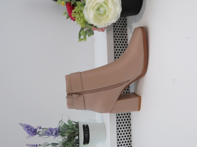 Botki Damskie 5626 BEIGE 36-41 OCIEPLANE 1