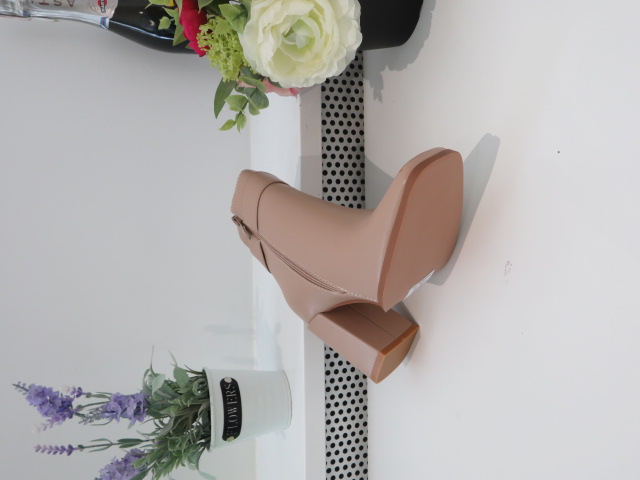 Botki Damskie 5626 BEIGE 36-41 OCIEPLANE 2