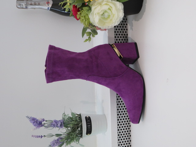 Botki Damskie CLS288 PURPLE 36-41