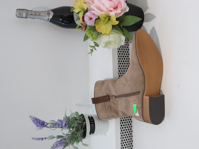 Botki Damskie 9563 KHAKI 36-41 2