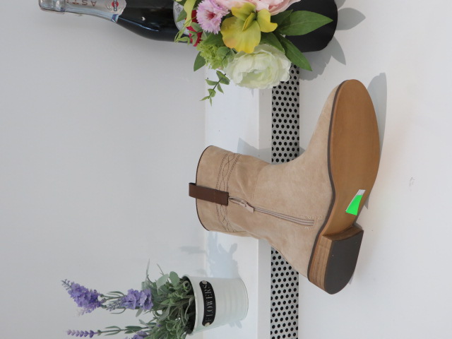 Botki Damskie 9563 BEIGE 36-41 2