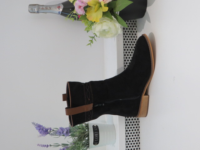 Botki Damskie 9563 BLACK 36-41 1