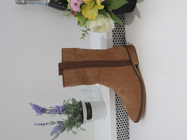 Botki Damskie 9563 CAMEL 36-41