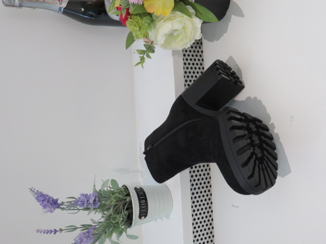 Botki Damskie 5787 BLACK 36-41 OCIEPLANE 2