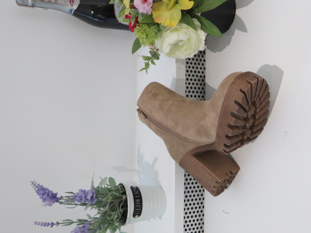 Botki Damskie 5787 KHAKI 36-41 OCIEPLANE 2