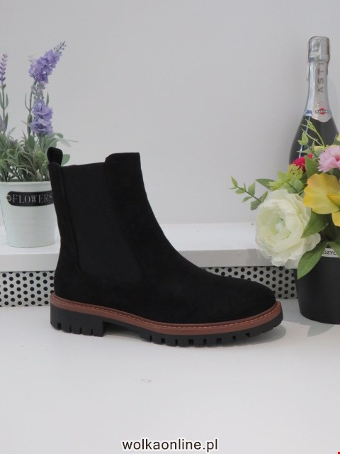 Botki Damskie 68208 BLACK 36-41 OCIEPLANE