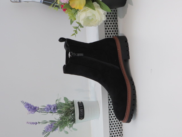 Botki Damskie 68208 BLACK 36-41 OCIEPLANE 1