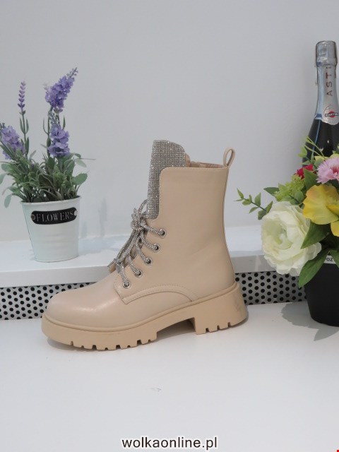 Botki Damskie 9510A BEIGE 36-41