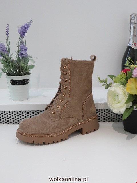 Botki Damskie 9516A KHAKI 36-41