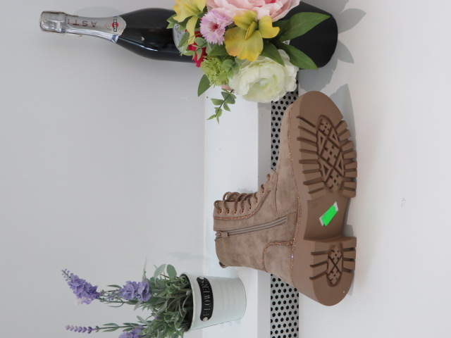 Botki Damskie 9516A KHAKI 36-41 2