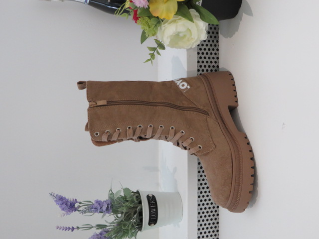 Botki Damskie 1600 KHAKI 36-41 OCIEPLANE 3
