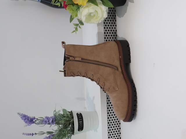 Botki Damskie 68207 KHAKI 36-41 OCIEPLANE 1