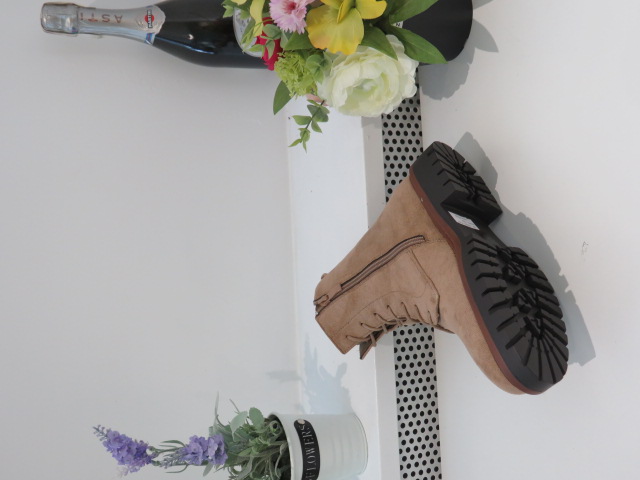 Botki Damskie 68207 KHAKI 36-41 OCIEPLANE 2