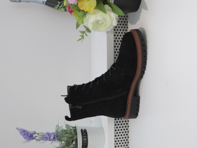 Botki Damskie 68207 BLACK 36-41 OCIEPLANE 1