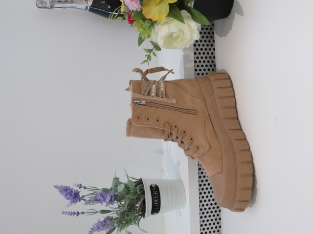 Botki Damskie EV263 KHAKI 36-41 1