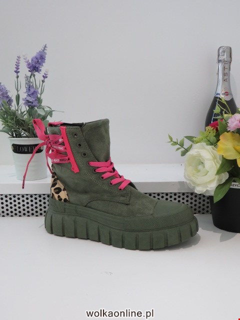 Botki Damskie EV263 GREEN 36-41