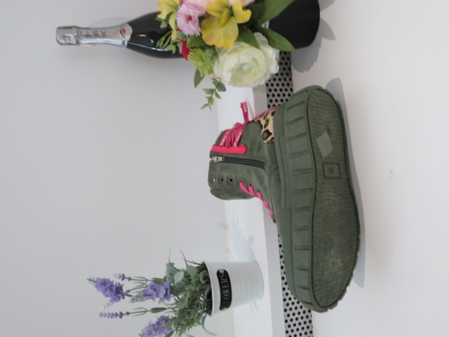 Botki Damskie EV263 GREEN 36-41 2