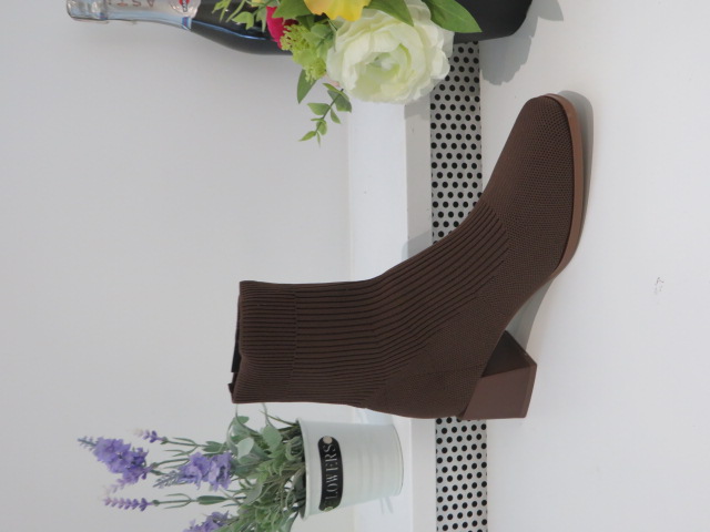 Botki Damskie 9503 BROWN 36-41 1