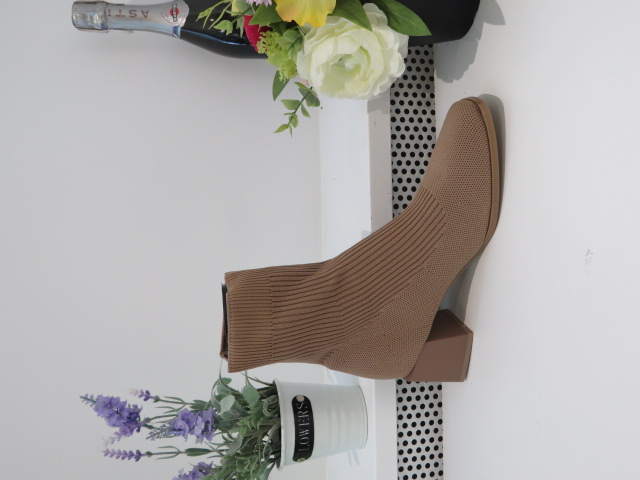 Botki Damskie 9503 KHAKI 36-41 1