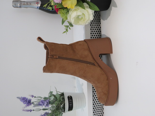 Botki Damskie 9527 CAMEL 36-41 1